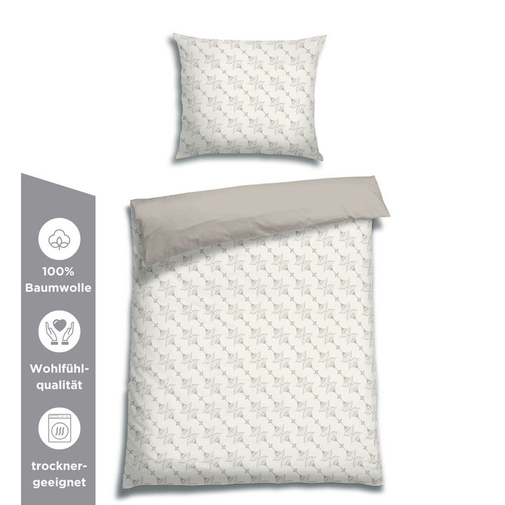 EDEL SATIN BETTWÄSCHE SANTE BEIGE