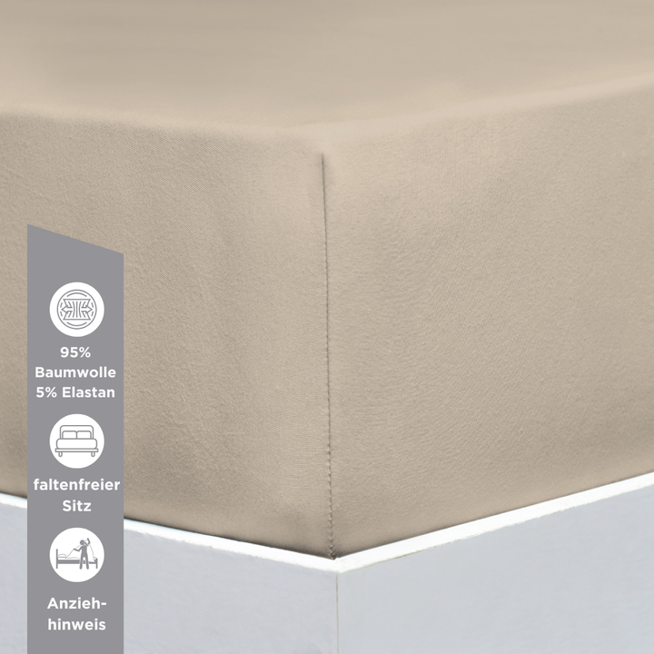 AVANCE**** JERSEY ELASTAN SPANNBETTTUCH