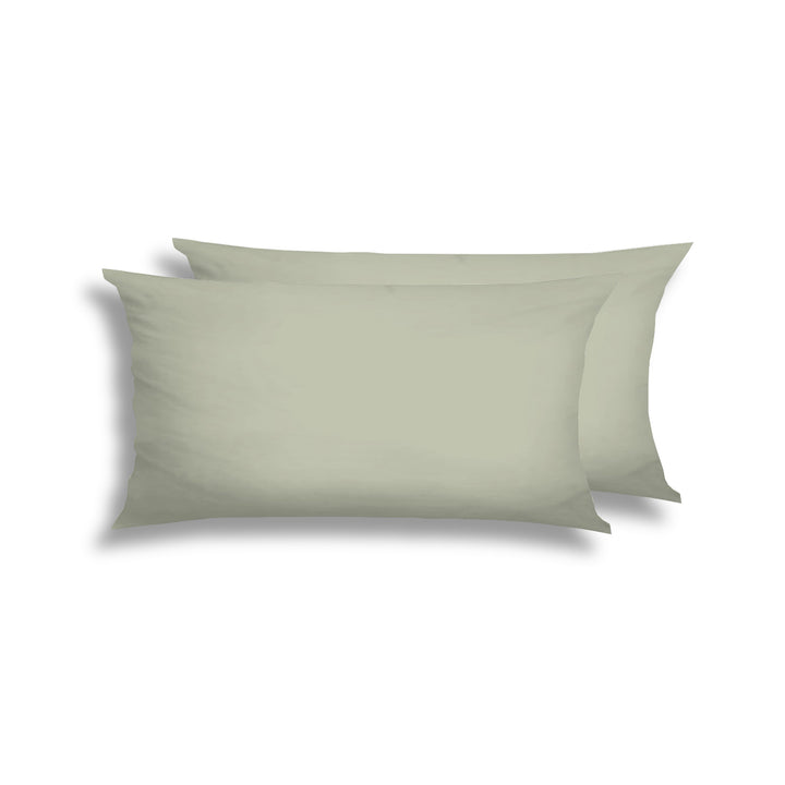 EDEL SATIN KISSENBEZUG UNI PASTELL GRÜN