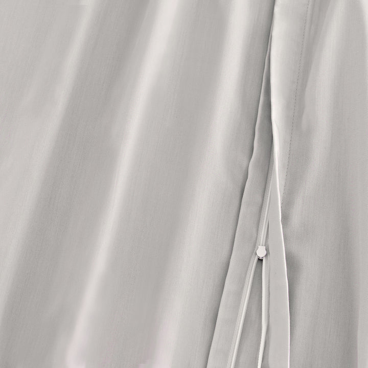 EDEL SATIN KISSENBEZUG UNI SILBER