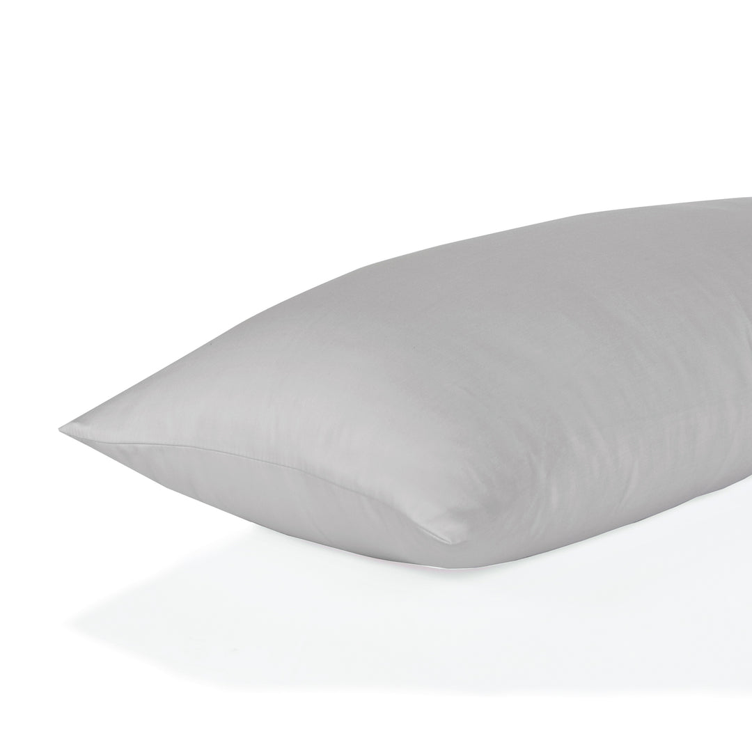EDEL SATIN KISSENBEZUG UNI SILBER
