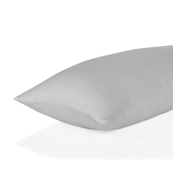 EDEL SATIN KISSENBEZUG UNI SILBER