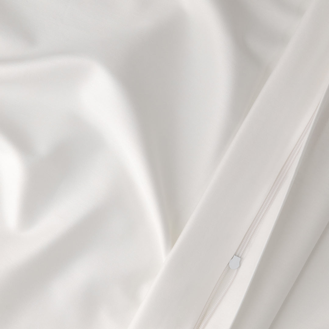 EDEL SATIN KISSENBEZUG UNI WEISS