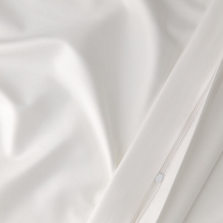 EDEL SATIN KISSENBEZUG UNI WEISS