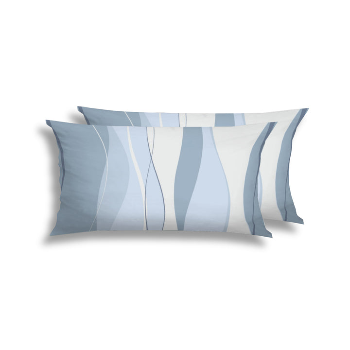 FLAUSCH FLANELL KISSENBEZUG VEIFA BLAU