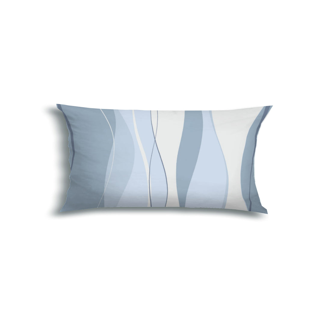 FLAUSCH FLANELL KISSENBEZUG VEIFA BLAU