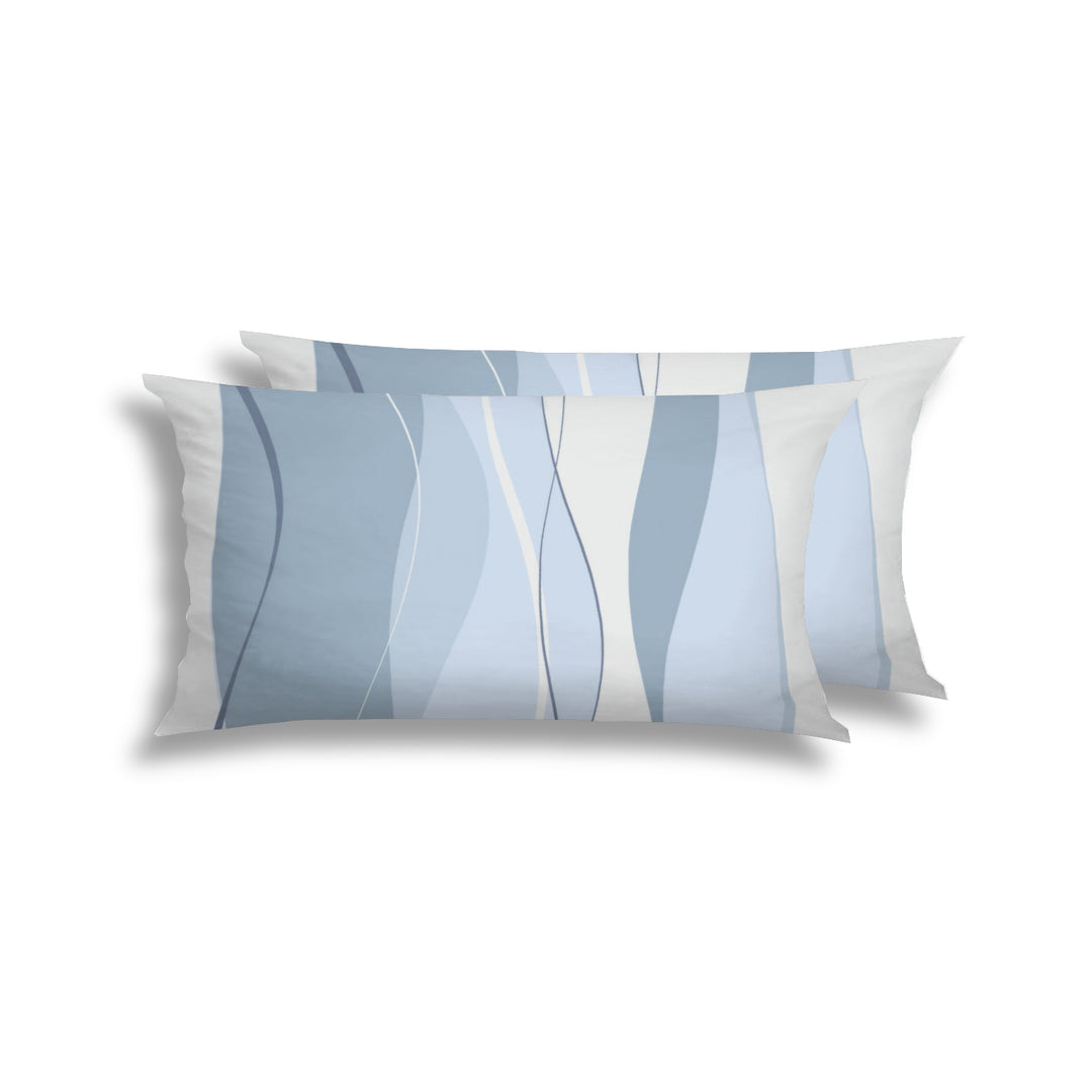 FLAUSCH FLANELL KISSENBEZUG VEIFA BLAU
