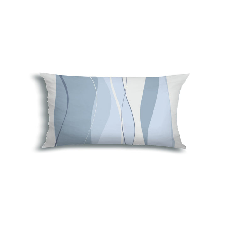 FLAUSCH FLANELL KISSENBEZUG VEIFA BLAU