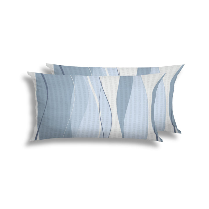 SOFT TOUCH SEERSUCKER KISSENBEZUG VEIFA BLAU