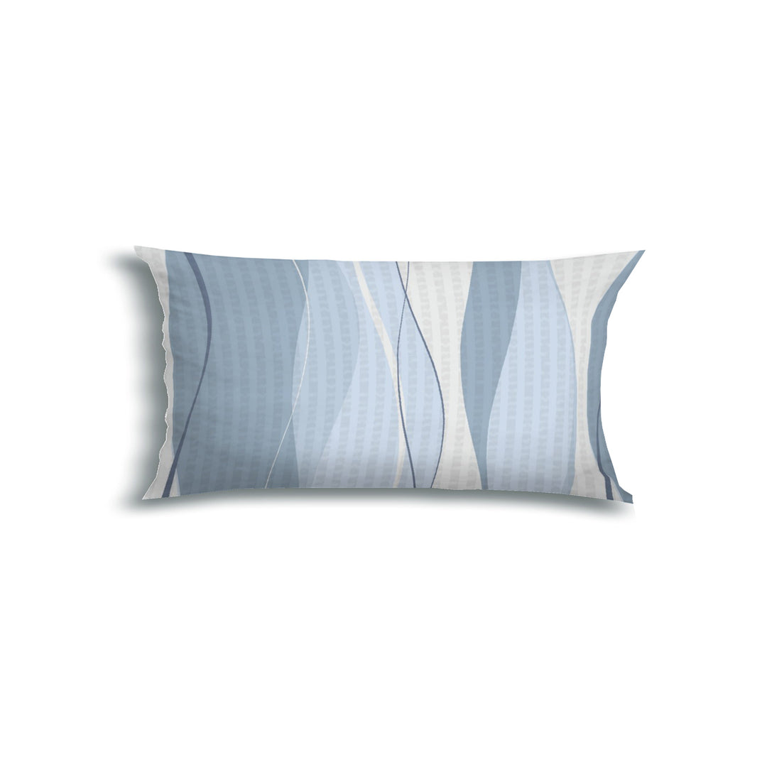 SOFT TOUCH SEERSUCKER KISSENBEZUG VEIFA BLAU
