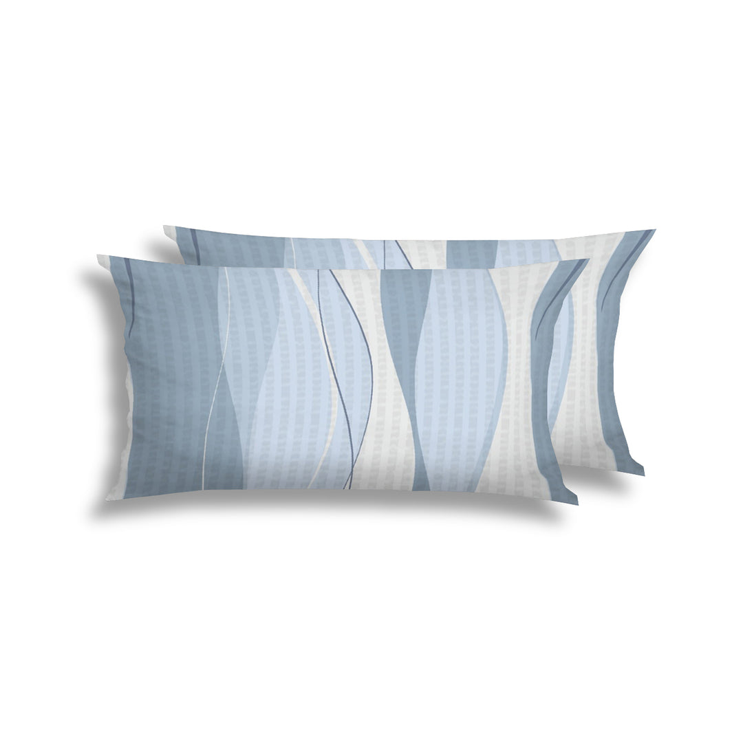 SOFT TOUCH SEERSUCKER KISSENBEZUG VEIFA BLAU