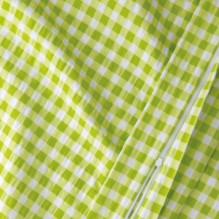 SOFT SEERSUCKER KISSENBEZUG VICHY KARO APFEL