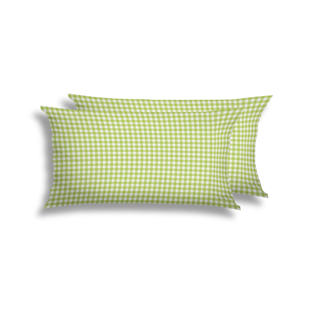 SOFT SEERSUCKER KISSENBEZUG VICHY KARO APFEL
