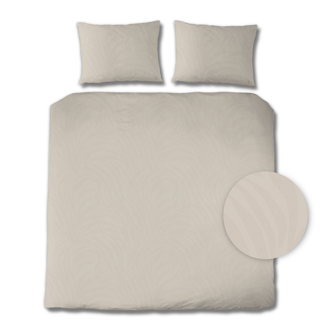 FLAUSCH FLANELL BETTWÄSCHE ZOMA BEIGE