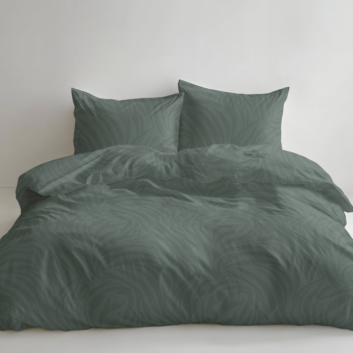 FLAUSCH FLANELL BETTWÄSCHE ZOMA PFAU