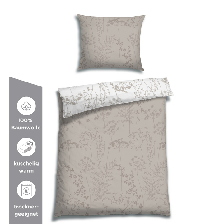 FLAUSCH FLANELL BETTWÄSCHE ISABEL LEINEN