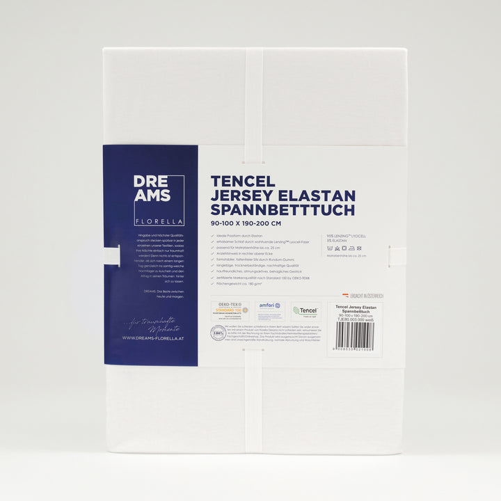 TENCEL JERSEY ELASTAN SPANNBETTTUCH