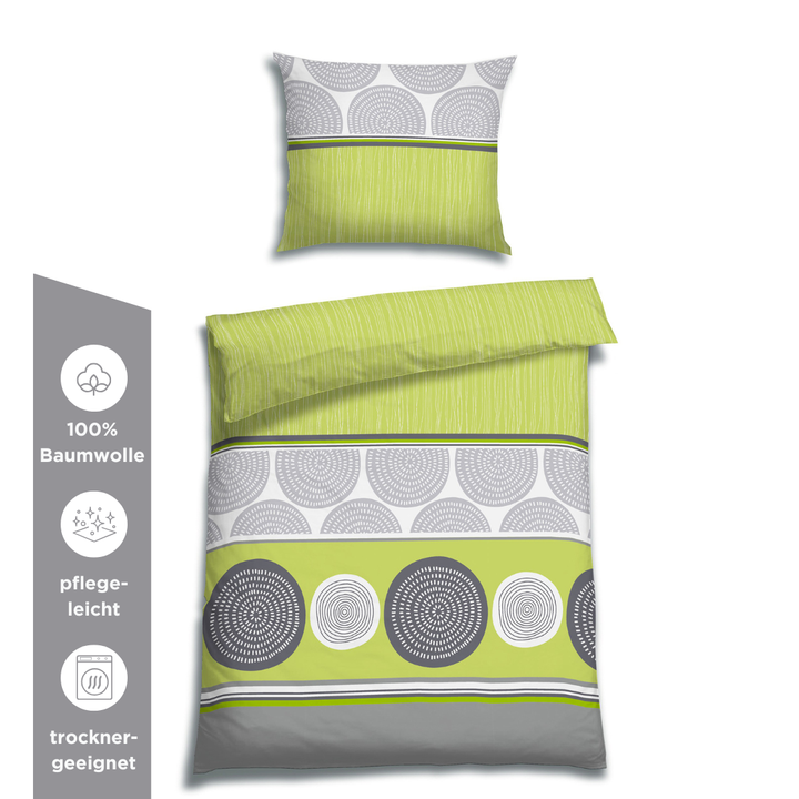 FEIN RENFORCE BETTWÄSCHE UTA SILBER